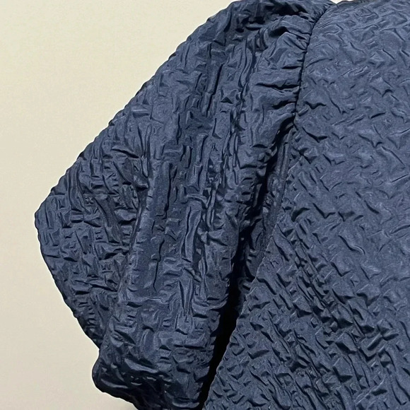 Hudson North Easy V  neck Short Sleeve Short Dress Midnight Blue - Picture 8 of 16